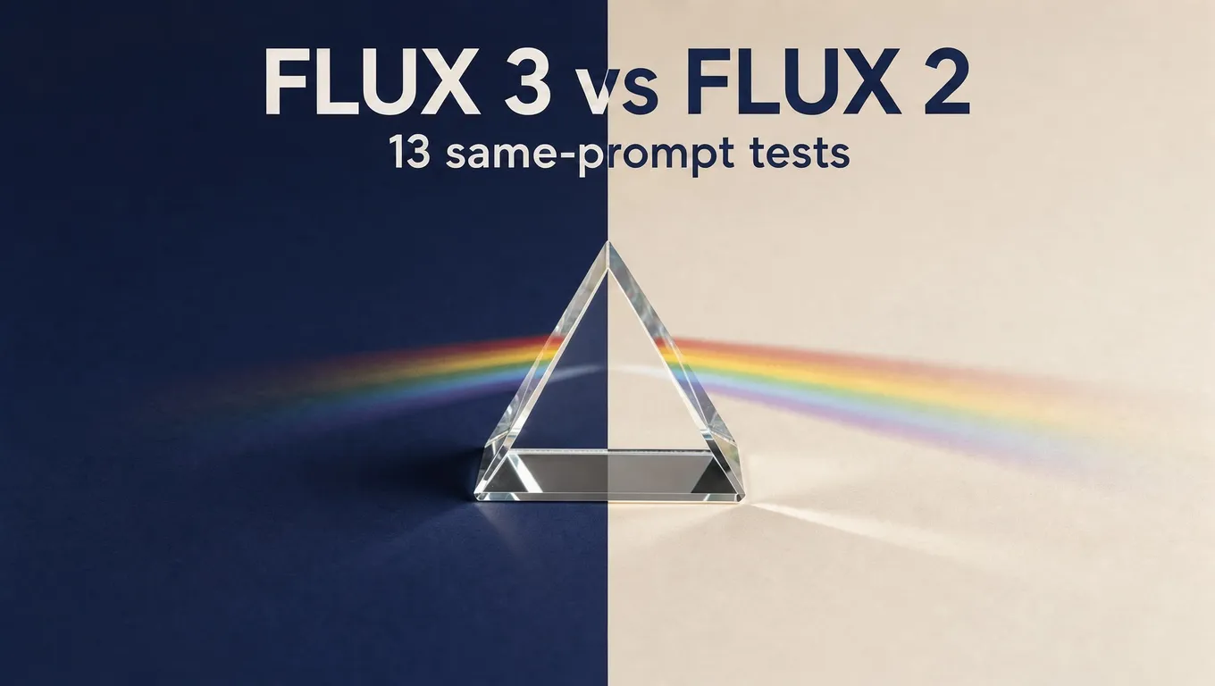FLUX 3 vs FLUX 2: 13 Same-Prompt Image Tests (2026)